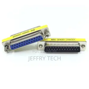 DB25 D-sub 25pin Male To Female Mini Gender Changer Adapter