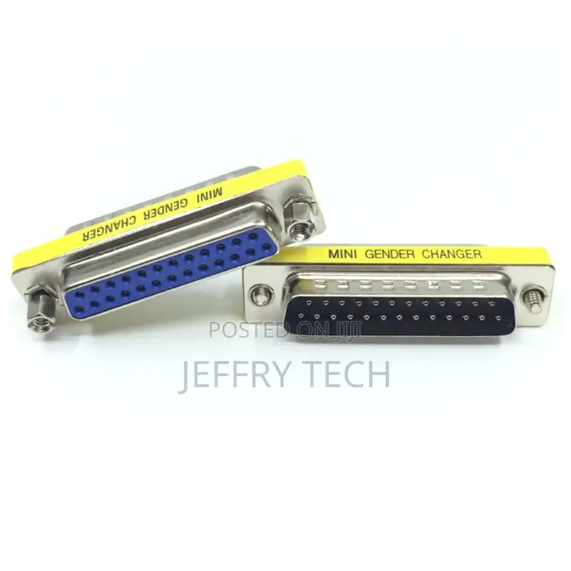 DB25 D-sub 25pin Male To Female Mini Gender Changer Adapter