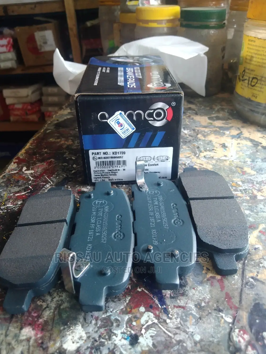 Nissan Xtrail T30 Asimco Rear Genuine Brake Pads KD1739.