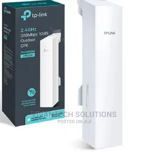 Tp-Link 2.4 GHZ 300mbps 12dbi Outdoor Cpe - Tl-Cpe220 Tplink