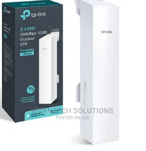 Tp-Link 2.4 GHZ 300mbps 12dbi Outdoor Cpe - Tl-Cpe220 Tplink