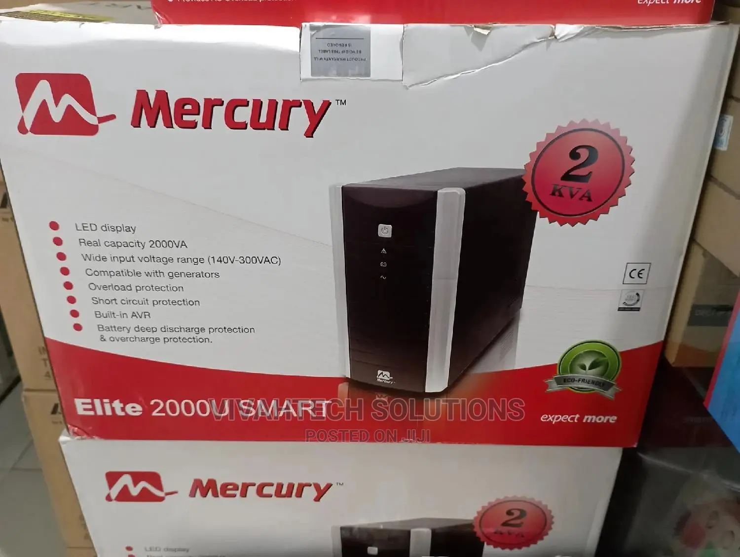 Mercury Elite 2000 Pro 2kva Ups