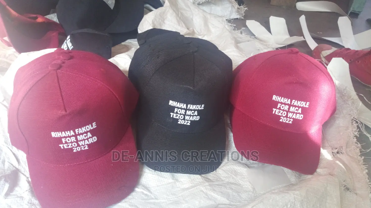 Branded Campaign Caps