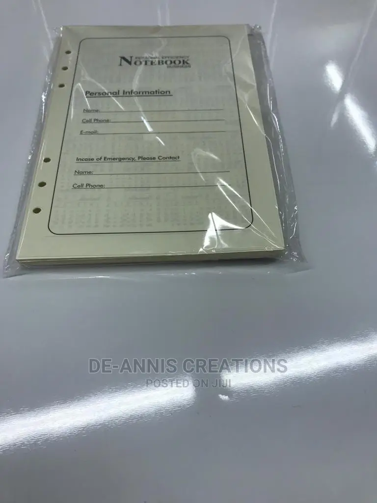 Notebooks Fillers