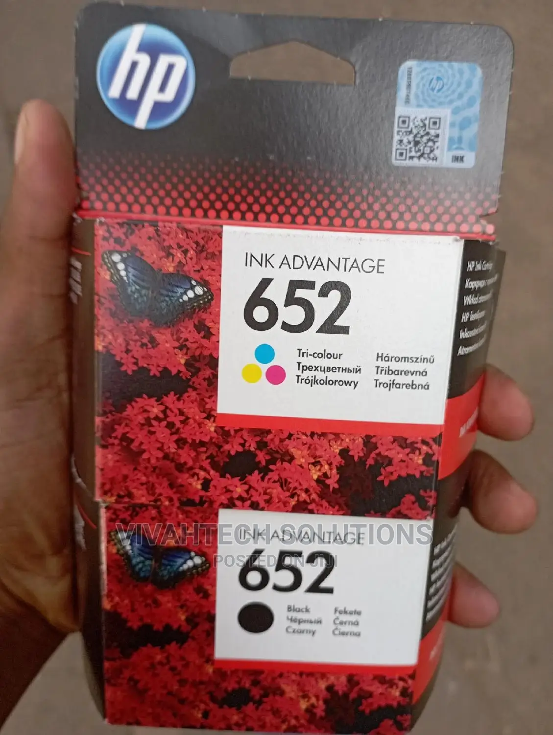 HP 652 Cartridge Black/Color