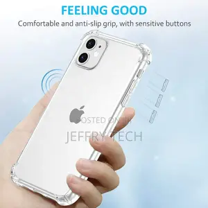 Shockproof Clear TPU Phone Case for iPhone 13 12 11 Pro Max