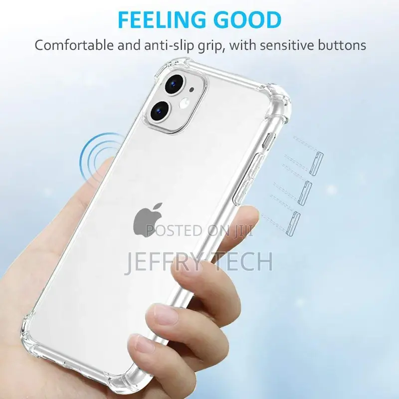 Shockproof Clear TPU Phone Case for iPhone 13 12 11 Pro Max