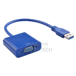 USB 3.0 a Male to VGA Female Adapter for Windows Laptop Cab