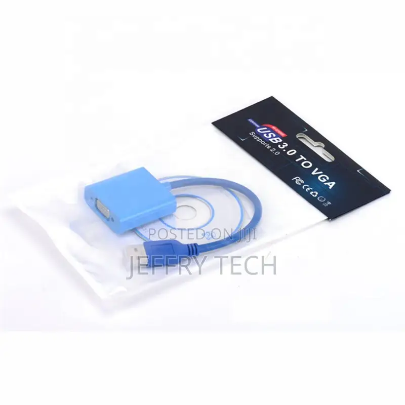 USB 3.0 a Male to VGA Female Adapter for Windows Laptop Cab