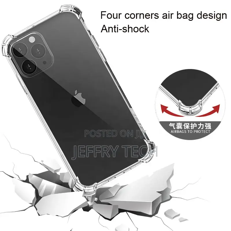 iPhone 12 13 MINI TPU Transparent Shockproof Case for iPhone