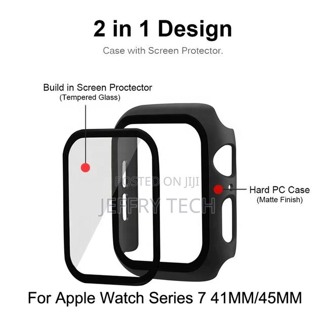 Tempered Glass Screen Protector for Iwatch 7 41mm 45mm - thumbnail 2