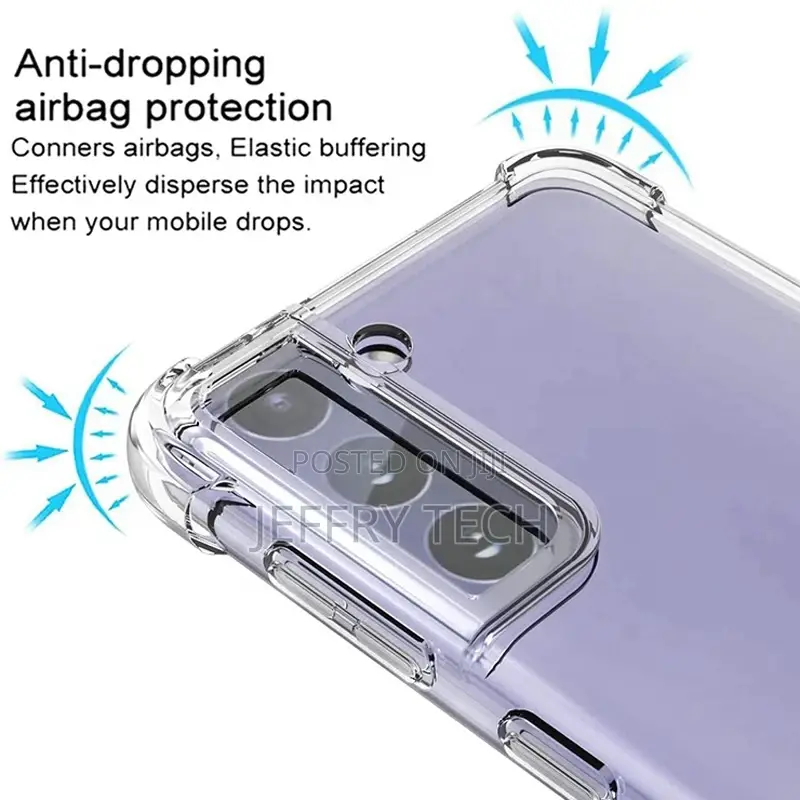 Shockproof Clear TPU S21 Plus Phone Case for Samsung Galaxy