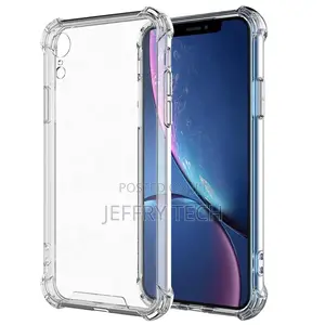 Shockproof TPU Clear Mobile Cell Phone Case for iPhone X XR