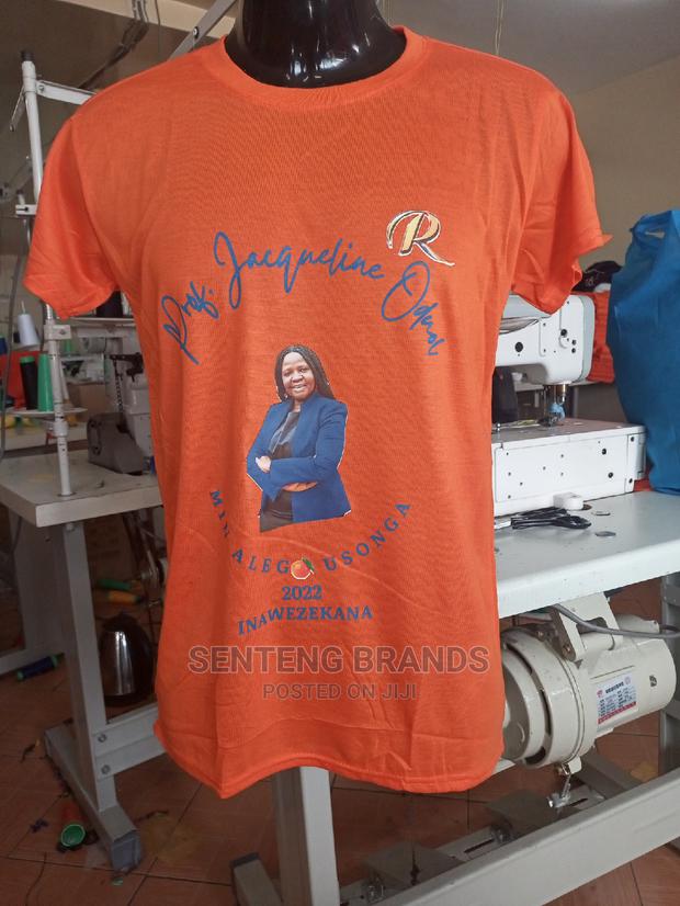 Polyester Orange T-Shirts - main view