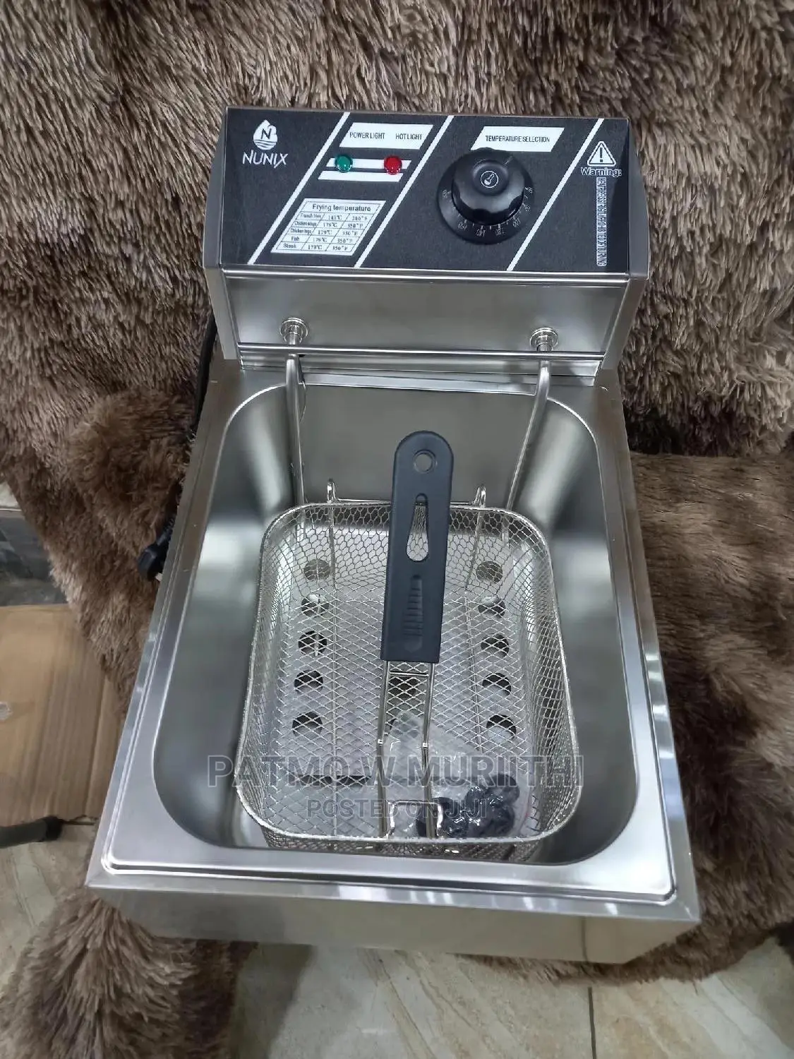 Fryer, Nunix Single Commercial Deep Fryer 6l