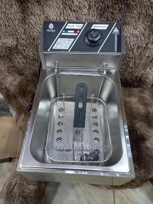 Fryer, Nunix Single Commercial Deep Fryer 6l