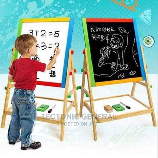 2 In 1 Double Black White Blackboard - main view