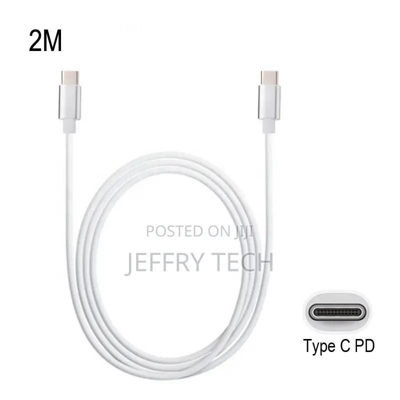 2M 6ft 60W 3A Pd Quick Charge USB Type C to USB Type C Charg