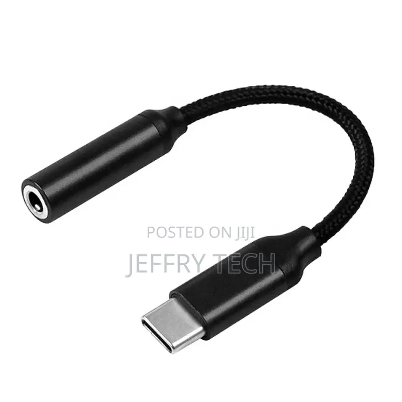 Digital DAC USB Type C to 3.5MM Headphone Jack Adapter For