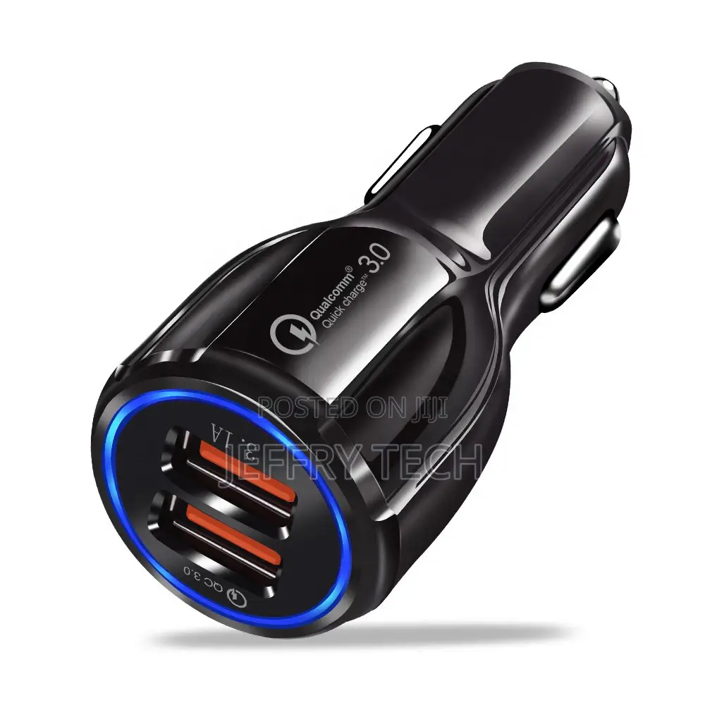 Portable Cheap Universal QC3.0 Fast Charge Dual Usb Car Char