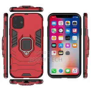 Phone Case Cover With Ring Magnet Holder for iPhone 11