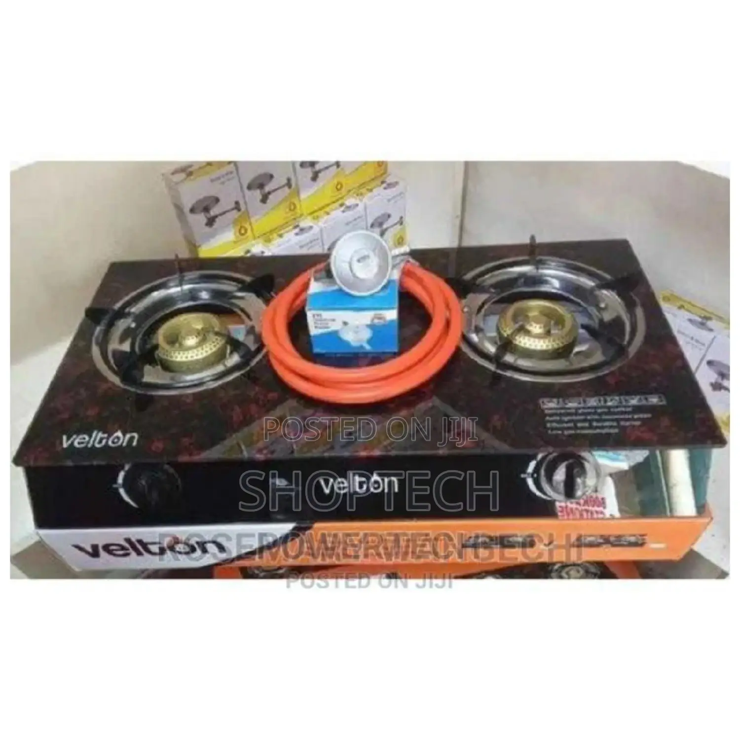 Automatic Glass Cooker With Pipe and Regulator