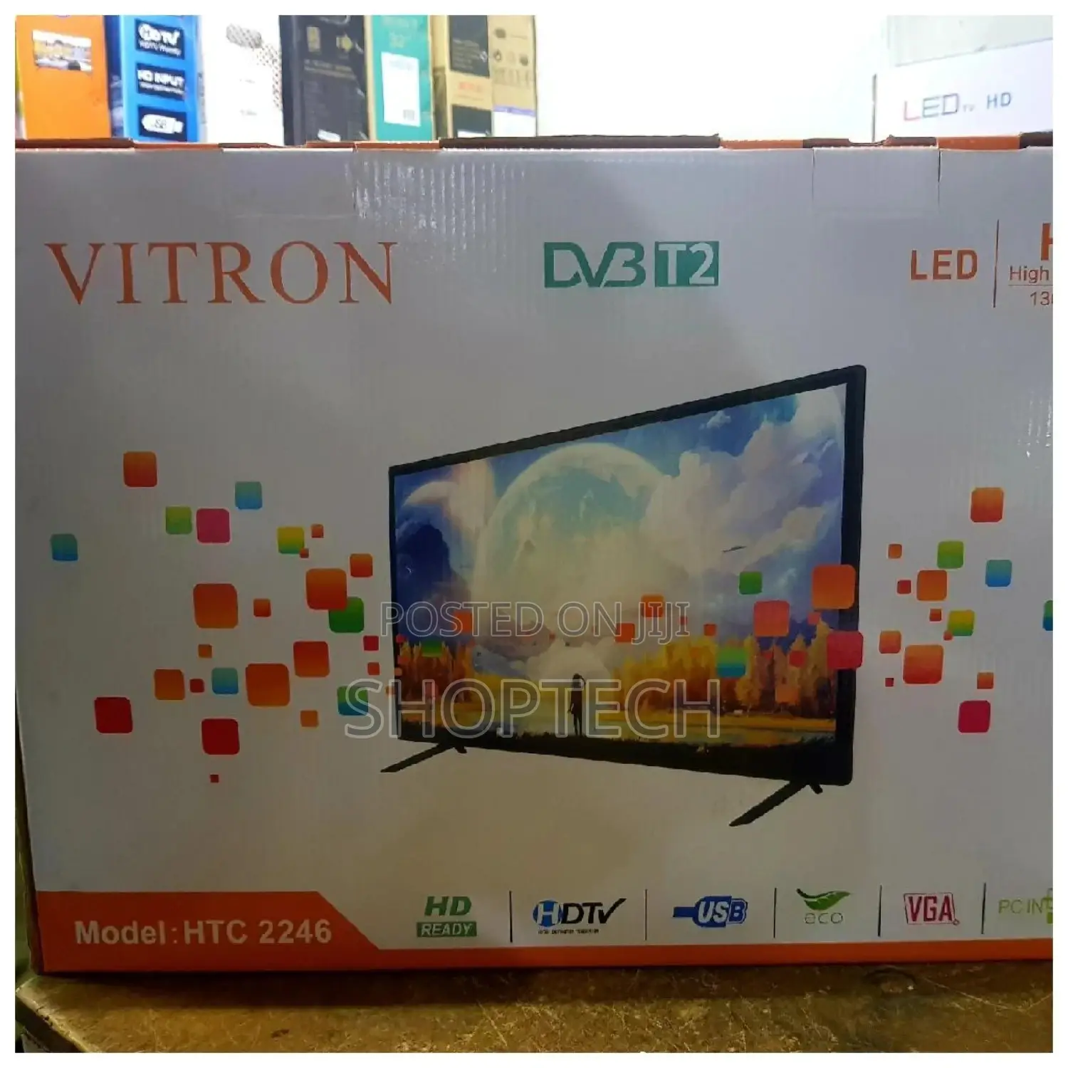 Vitron 22 Inches Digital With Inbuilt Decorder Tv.