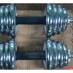 30kg Chrome Adjustable Dumbell. - thumbnail 2