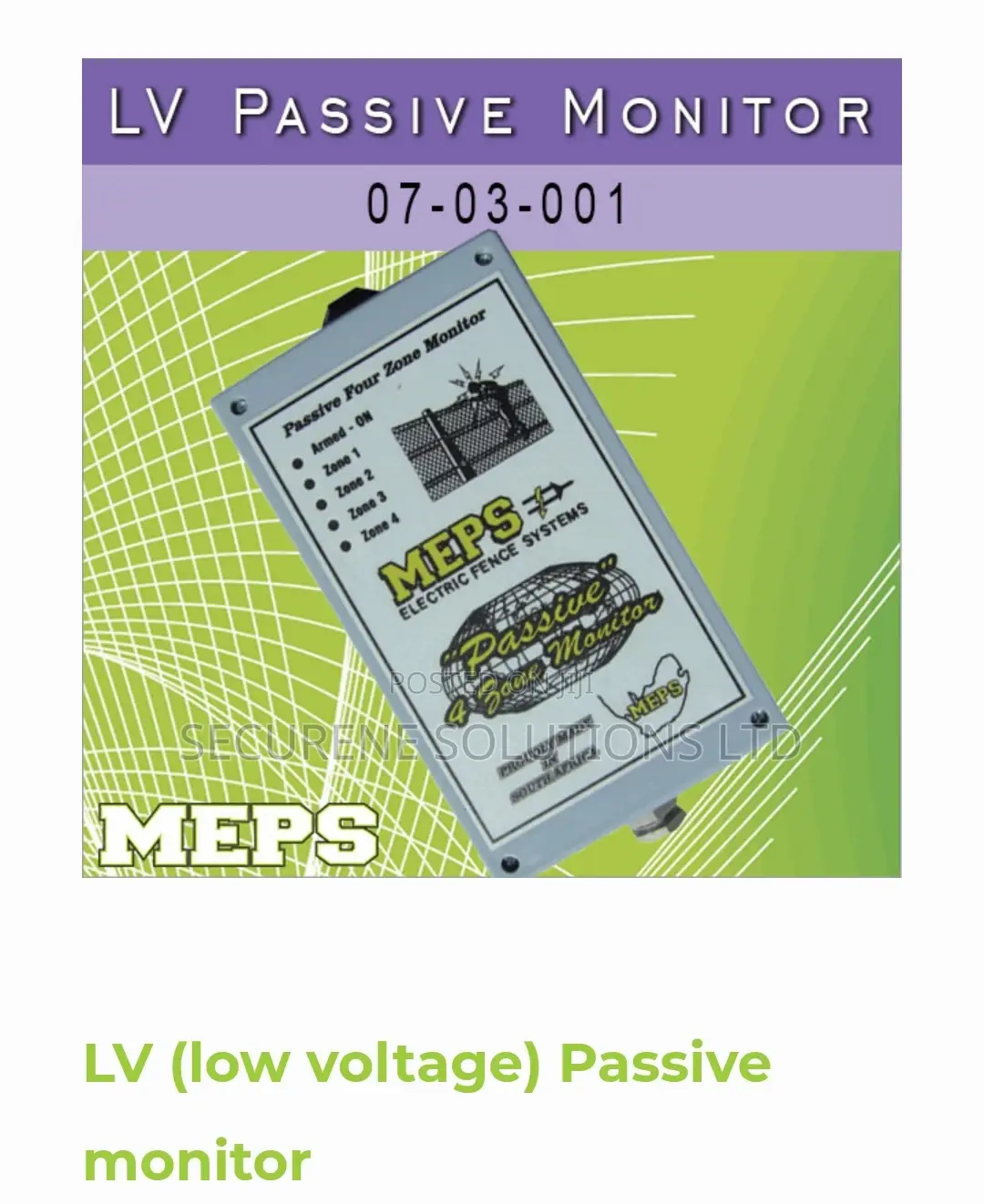 Fence Monitor Free Stand Meps