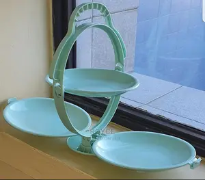 Creative Folding 3 Layer Plate