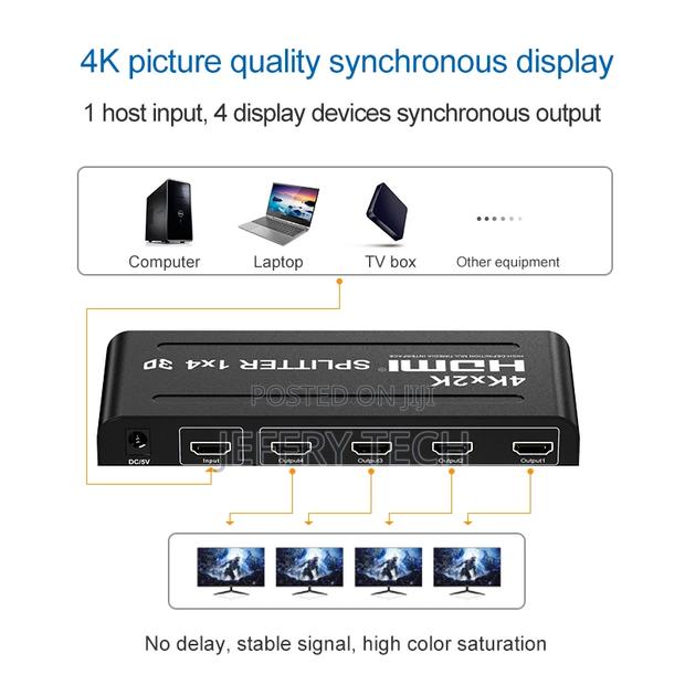 4K*2K High Quality Wholesale Hdmi Splitter 1X4 Distributor A - thumbnail 2