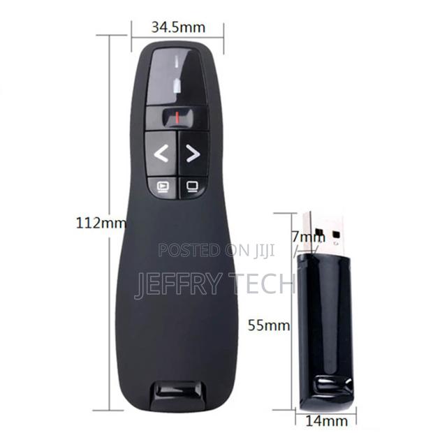 R400 Wireless Presenter Laser Pointer Red Light RF Wireless - thumbnail 2