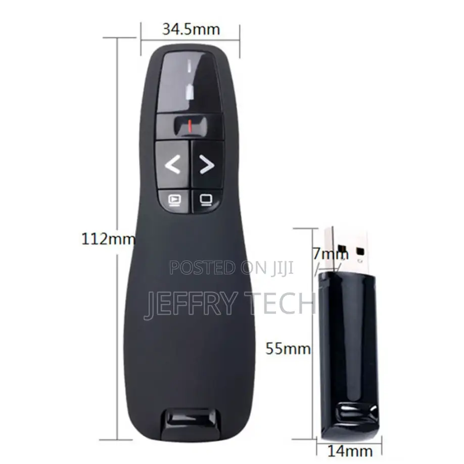 R400 Wireless Presenter Laser Pointer Red Light RF Wireless
