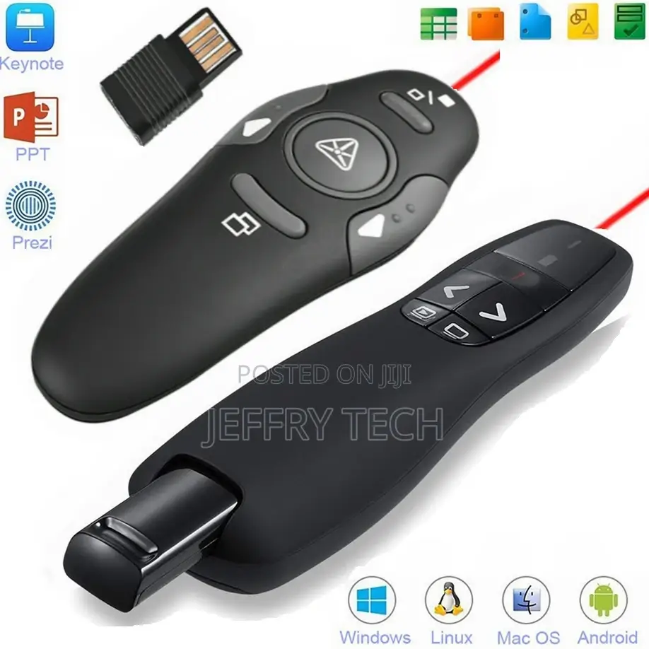 2.4G USB Wireless Red Laser Presenter Pointers Pen Pointers
