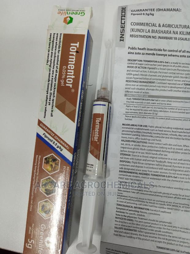 TORMENTOR 0.05% Cockroach GEL 5 Grams Insecticide - main view