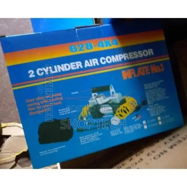 Double Cylinder Car Compressor/Tyre Inflator
