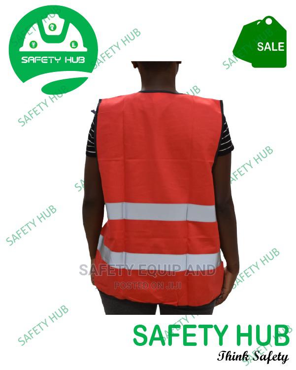 Red Safety Vests-Red Reflector Vests