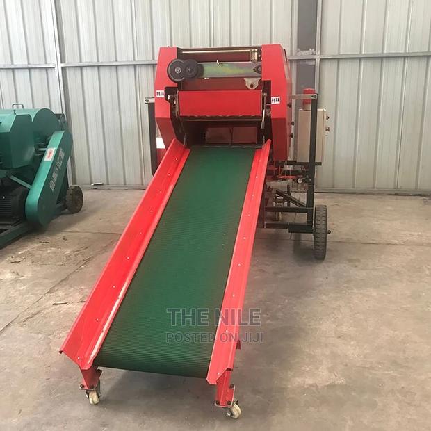 Round Wheat Straw Hay Baler
