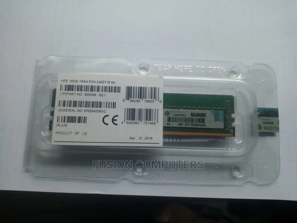 HPE 16GB 1RX4 PC4-2400T-R Kit for HP Proliant Gen9 Server