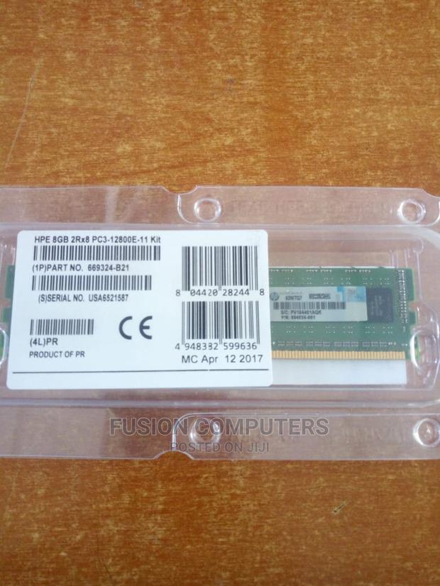 HP 8GB Dual Rank X8 PC3L-10600E / 12800E Server RAM - main view