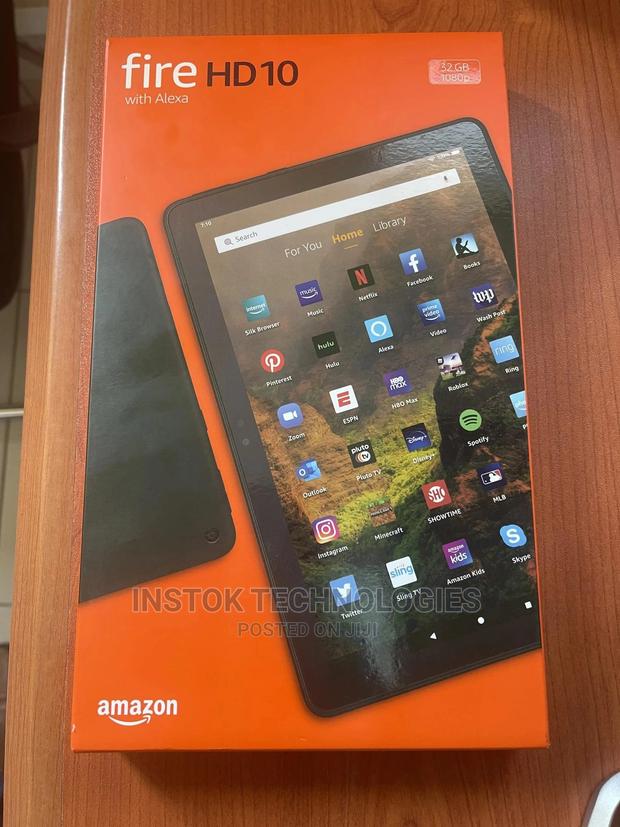 New Amazon Fire HD 10 32 GB Black - main view