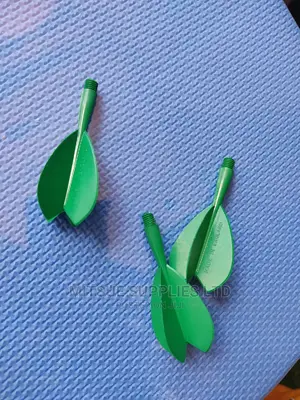 A Set of 9 Kwiz Dart Flights- Green