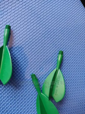 A Set of 9 Kwiz Dart Flights- Green
