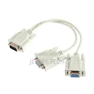 1 PC to 2 Monitor Dual Video Way VGA SVGA Graphic LCD TFT Y
