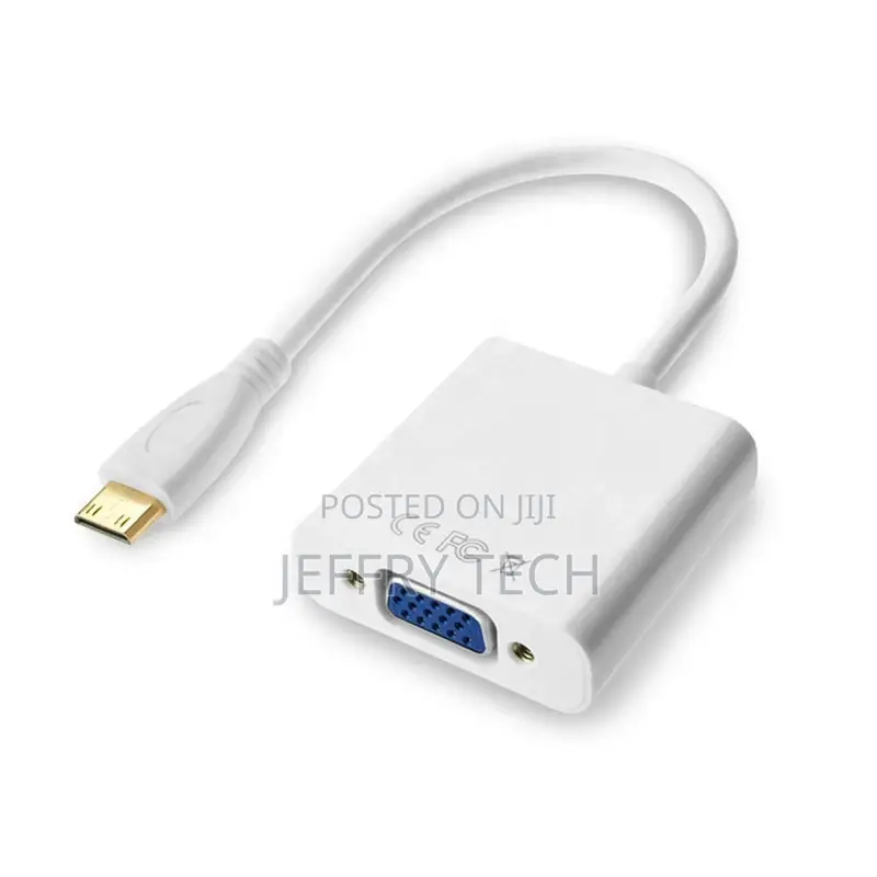 Mini HDMI Male to VGA Female Port Cable Adapter Converter