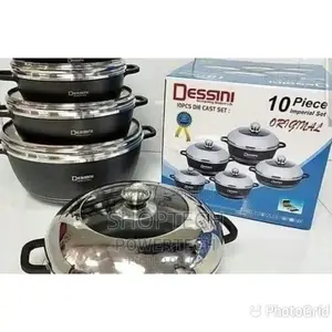10 Pieces Dessini Cookware.