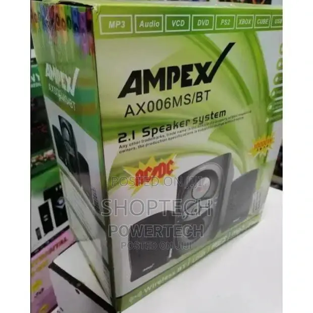 2.1ch Ampex Speaker System With BT.