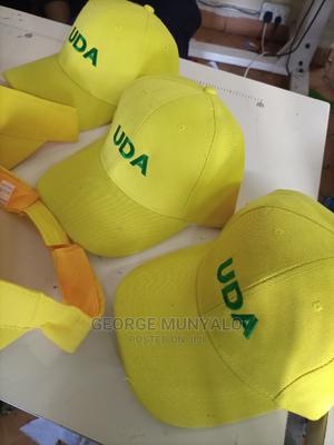 Yellow Branded Caps for Election