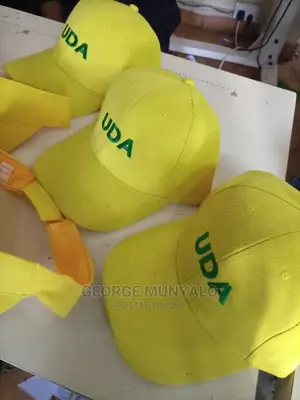 Yellow Branded Caps for Election