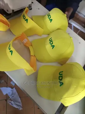 Yellow Branded Caps for Election